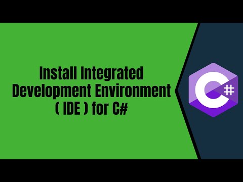 Install IDE for dotnet | C# IDE Installation | Install VSCode