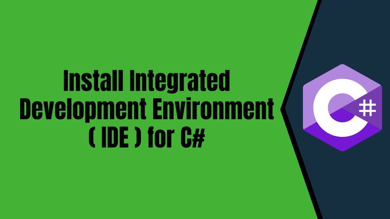 Install IDE for dotnet | C# IDE Installation | Install VSCode - YouTube