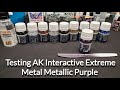 Testing AK Interactive Extreme Metal Metallic Purple