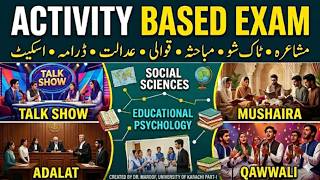 Creative Assignments - Part 1 / Activity-Based Exam