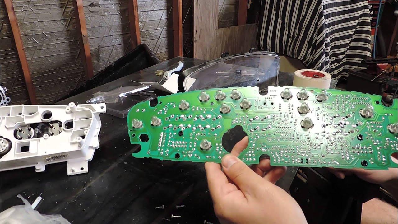 Dodge Neon Instrument Cluster Repair - YouTube