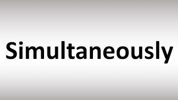 How to Pronounce Simultaneously