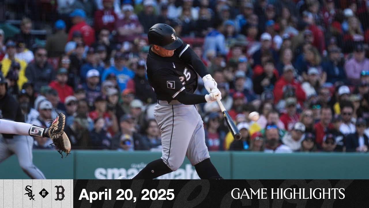 HIGHLIGHTS: White Sox Secure Comeback Win Over the Red Sox (4.20.25)