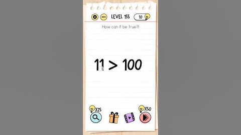 Brain test level 155 How can it be true?