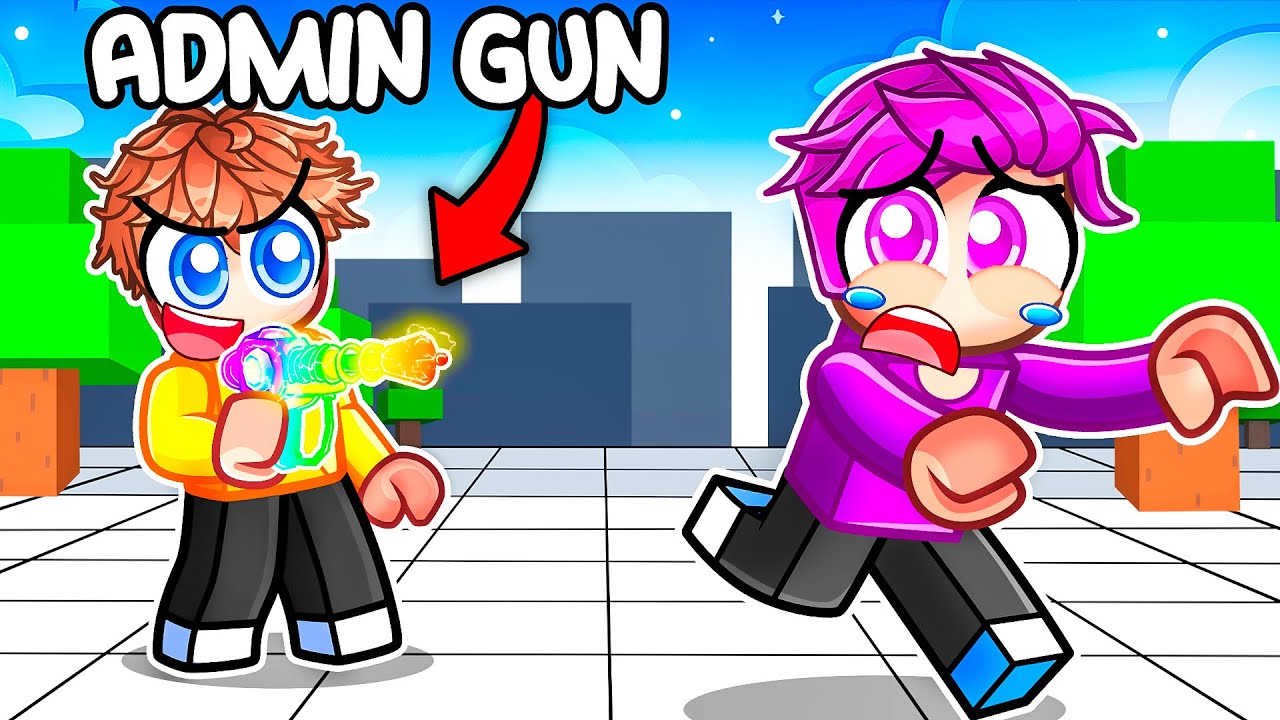 I Used The ADMIN GUN To Troll MY FRIENDS in Roblox Strongest Battlegrounds!