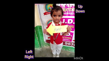 Up arrow ⬆️, down arrow ⬇️, right arrow  ➡️ , left arrow ⬅️..  fun learning with teacher .....😀 ..