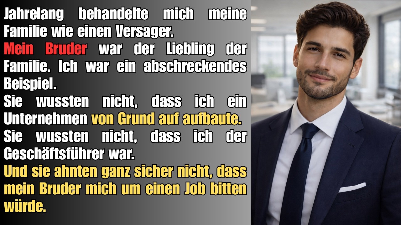 Vom Familienversagen zum CEO – Das Abendessen, das alles veränderte