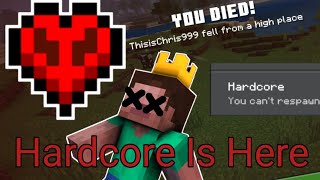Hardcore Is Finally In Bedrock Edition