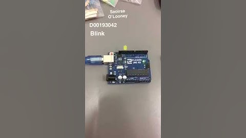 Arduino Elegoo Uno Blink