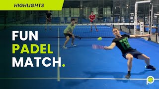 Fun Padel Match With Funny Guys | Highlights | The Padel Guy