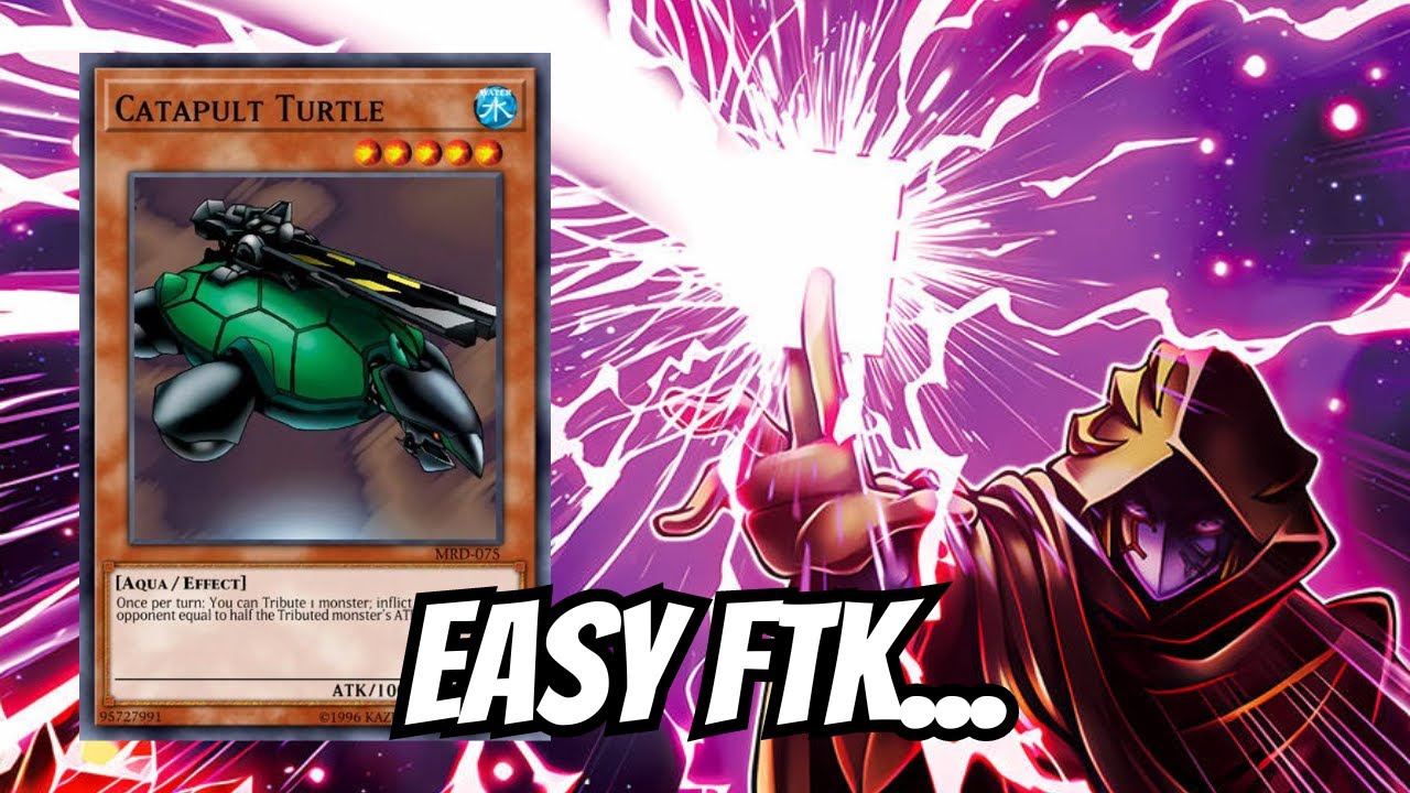 yugioh catapult turtle deck Yu-Gi-Oh FTK Catapult Turtle