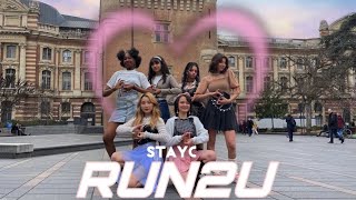 [KPOP IN PUBLIC | ONE TAKE] STAYC(스테이씨) 'RUN2U'  K-POP Dance cover by REDSHIFT | FRANCE