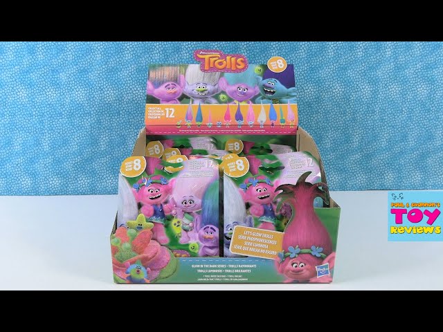 Trolls Series 8 Let's Glow Trolls Glow In The Dark Blind Bag Opening