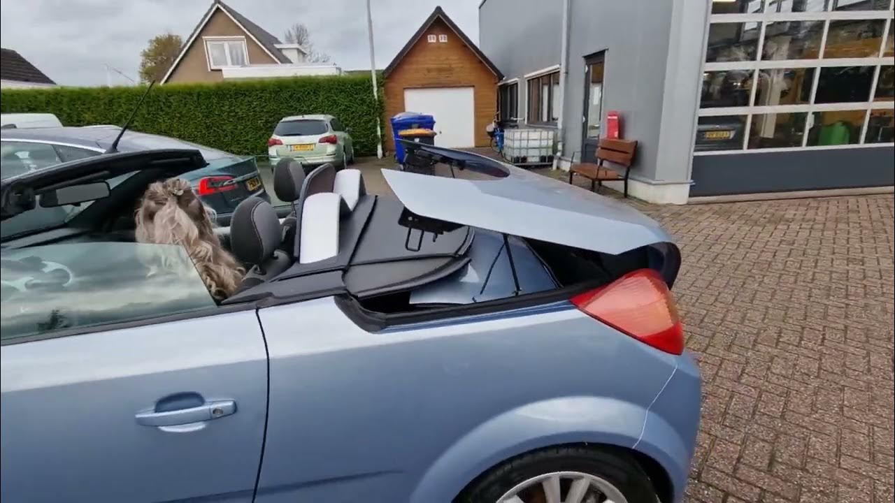 Opel Tigra cabrio dak storing service nederland. Roof problems hardtop