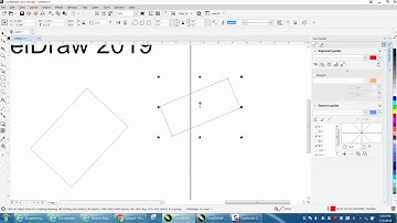 Corel Draw 2019 Tips & Trick Live Guides Intelligent Spacing ROTATE