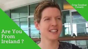 IRISH WOMAN REFUSES TO SAY YES OR NO. Irlandaise hilarante. Irlandesa hilarante.