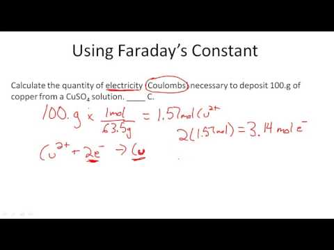 Video: Faradėjaus konstantos formulė?