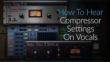 (Audio Compression) Compressor Settings On Vocals | How To Hear Vocal