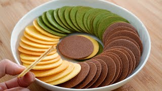 Thin and Crispy Cookies Recipe | Easy-to-make (3 flavors)