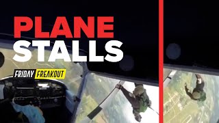 Friday Freakout: Plane Stalls With Skydive Student Hanging On Wing