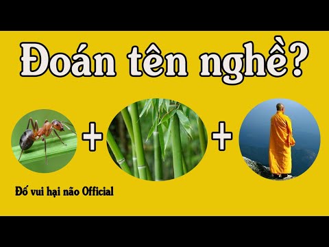Video THỬ THÁCH ĐOÁN TÊN NGHỀ NGHIỆP QUA HÌNH ẢNH CÂU ĐỐ VUI... - youtube