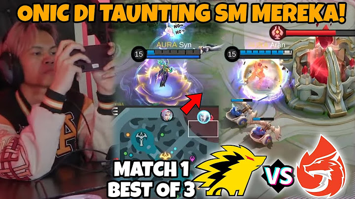 GOKIL ONIC DI TAUNTING SAMA 2 ROSTER BARU DARI AURA!! 2 ORANG INI MEKANIKNYA HANDAL BANGET! MATCH 1