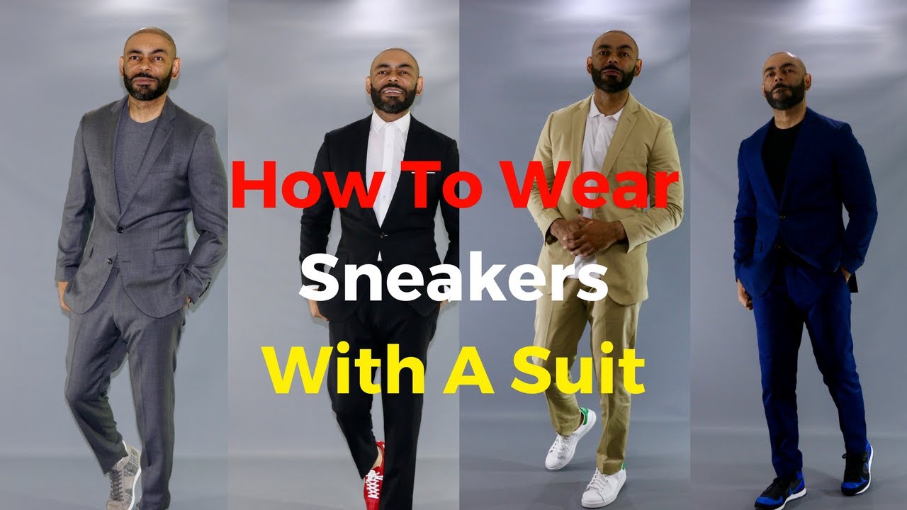 Why Wearing Sneakers With A Suit Is Underrated - YouTube