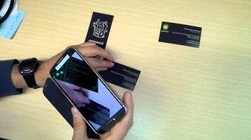 Augmented Reality Business Cards.