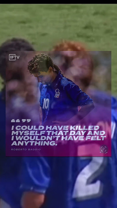 ENOUGH TO MAKE A MAN CRY😢#football #sadmoment #worldcup #baggio #italy #brazil #penaltyshootout