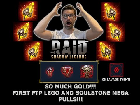 FIRST LEGO PULL ON THE FTP! SOULSTONE GOLD RUSH, LAST SACREDS ON THE MAIN & X3 ON SAVAGE ARTIFACTS!