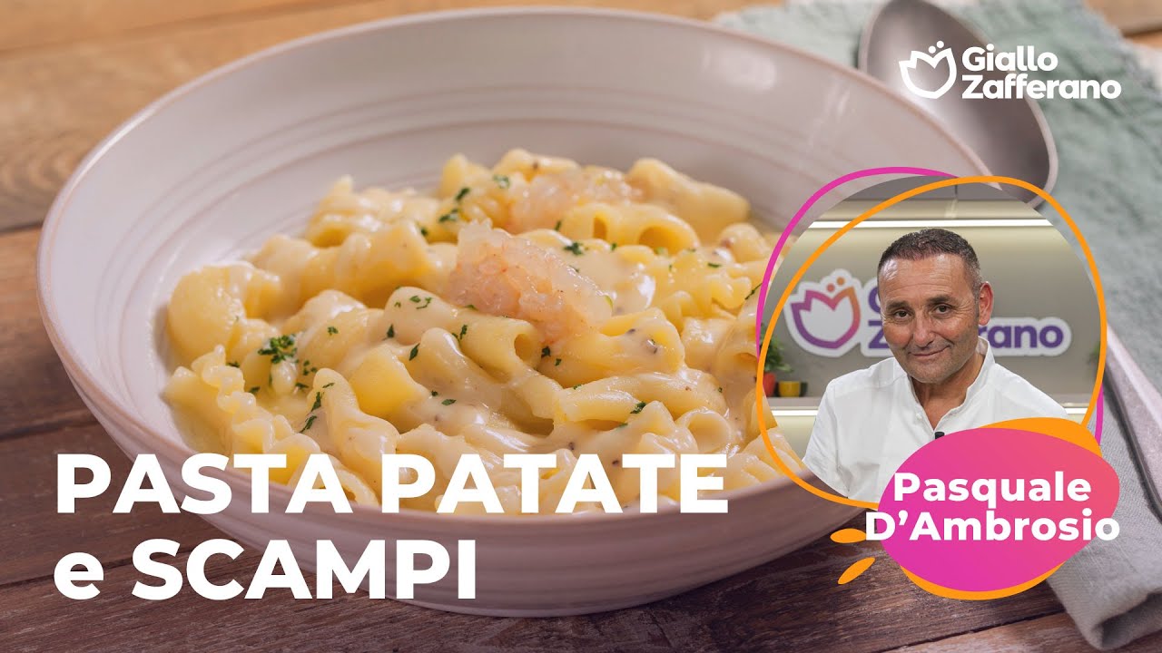 Pasta with Potatoes and Scampi