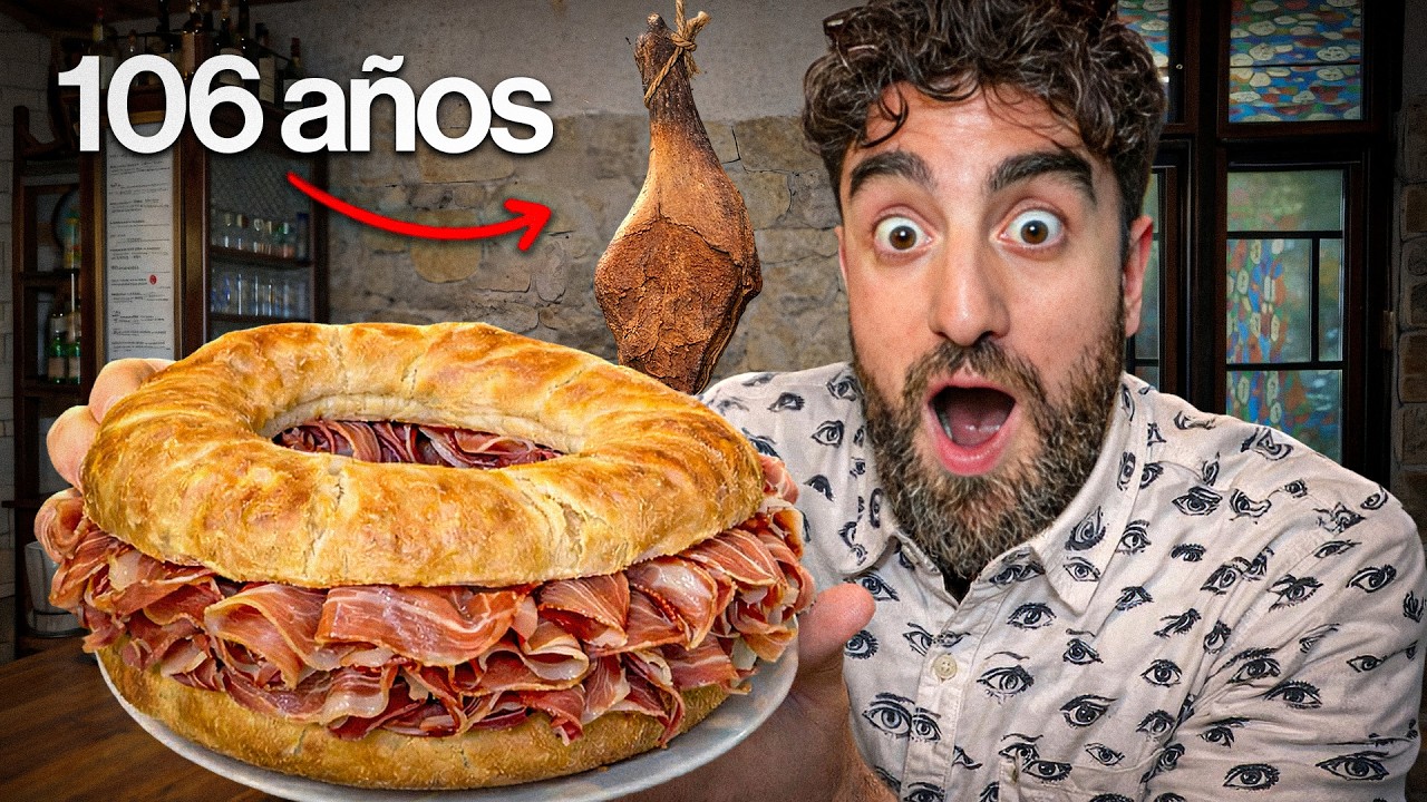 En JAÉN sirven TAPAS ENORMES y GRATIS (y tienen un jamón con 106 años)