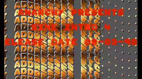 Anarchy   Sine Intro 4 HYPERSPIN AMIGA INTRO CRACKTRO DEMO COMMODORE NOT MINE VIDEOS