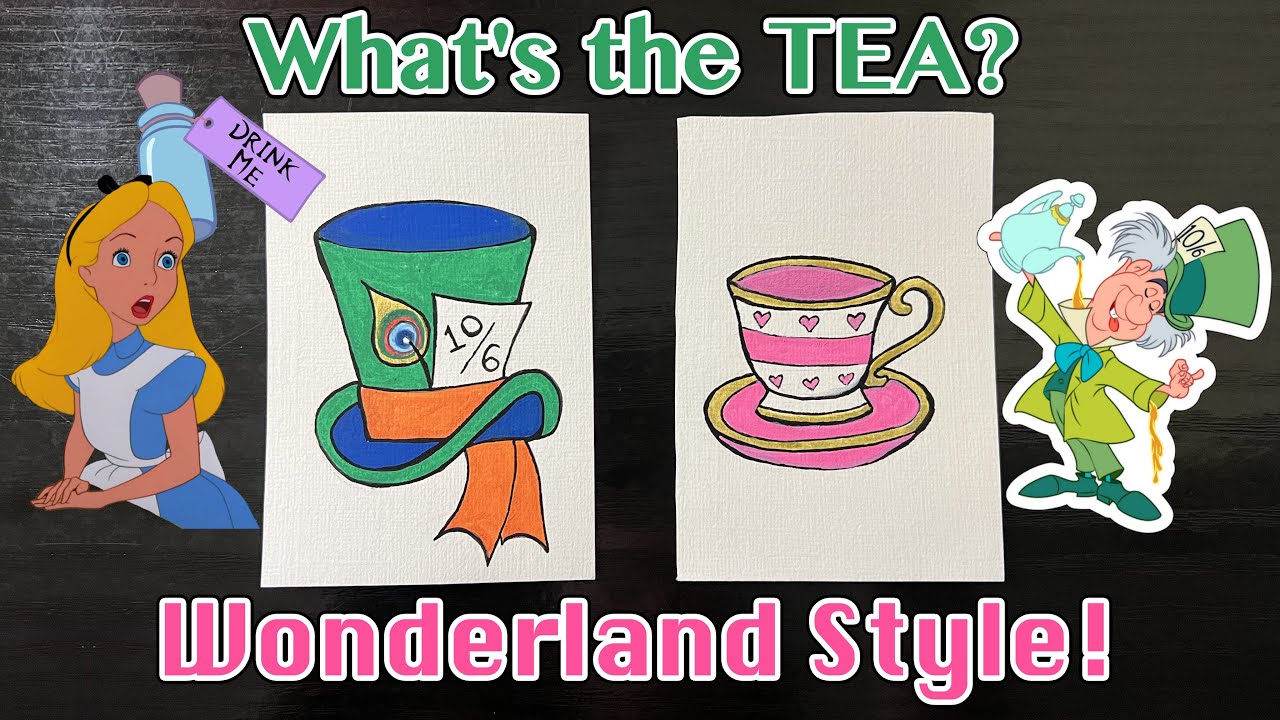What's the TEA? 🫖🐇 Wonderland Style! 🦚🎩☕️♥️ TAROT Pick-A-Card