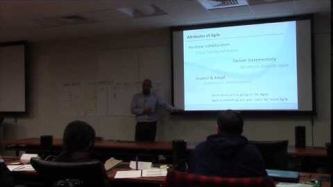Aakash leading CSM Class - About Agile Section