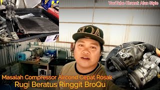 RUGI BERATUS RINGGIT DISEBAPKAN BENDA NI,KORANG WAJIB GANTI SETIAP KALI PASANG COMPRESSOR A/C BARU.