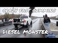 Crazy Fast Dodge Ram Turbo Cummins Diesel  Turba Tom!!