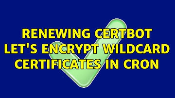 Renewing Certbot Let
