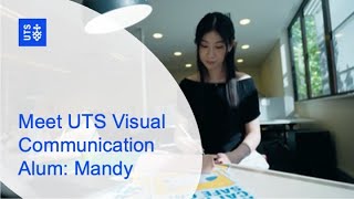 What it’s like to study visual communication at UTS | Meet UTS visual communication alum, Mandy