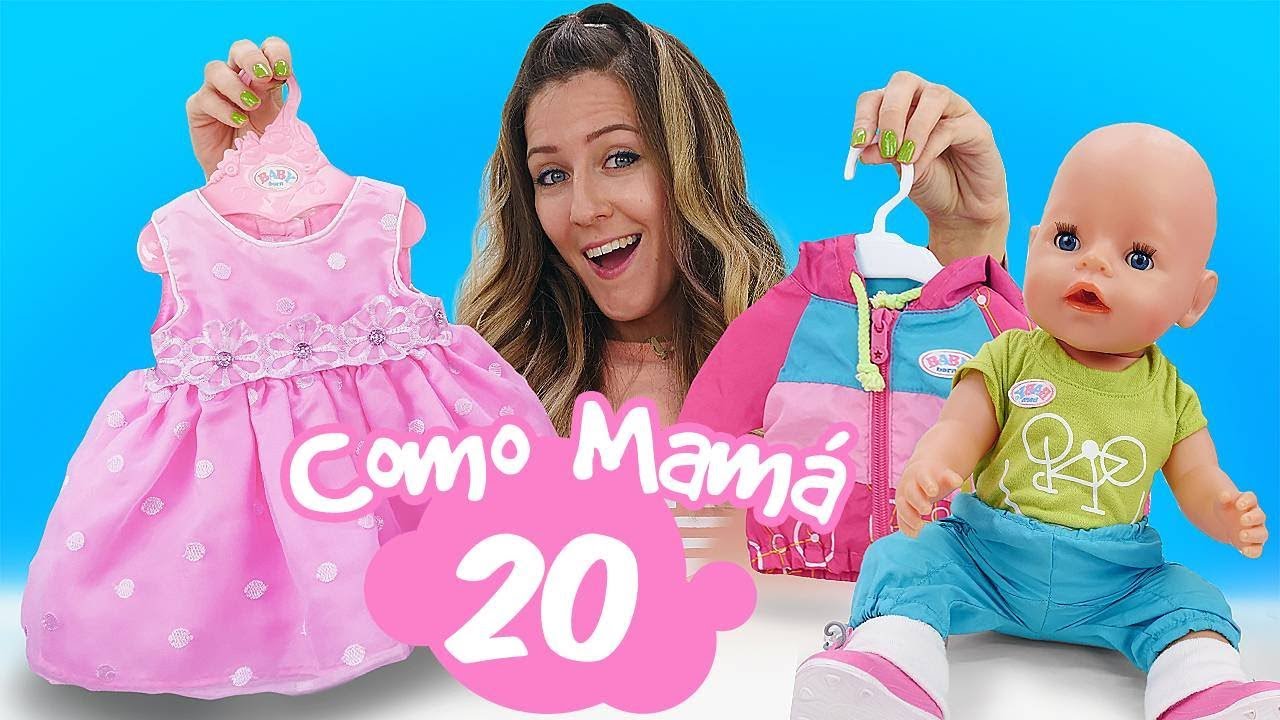 ⁣Una caja de ropa para Amelia. Como mamá. Vídeos de muñecas bebé