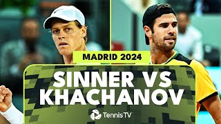 Jannik Sinner vs Karen Khachanov Highlights | Madrid 2024 screenshot 4