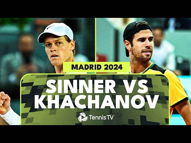 Jannik Sinner vs Karen Khachanov Highlights | Madrid 2024 class=
