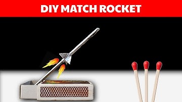 How to make a Matchbox Rocket | Simple Homemade Rocket - 15 ft distance - राकेट कैसे बनाये