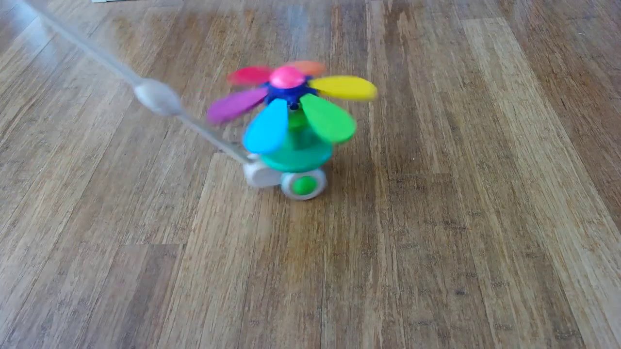 Flower Rainbow Push Toy by Bajo YouTube