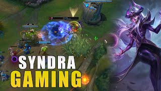 Syndra but their mid doesn't get to have fun