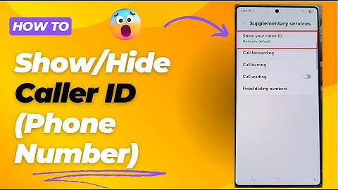 📞 How to Show/Hide Caller ID (Phone Number) on Samsung Galaxy S25/S25+/Ultra 📲