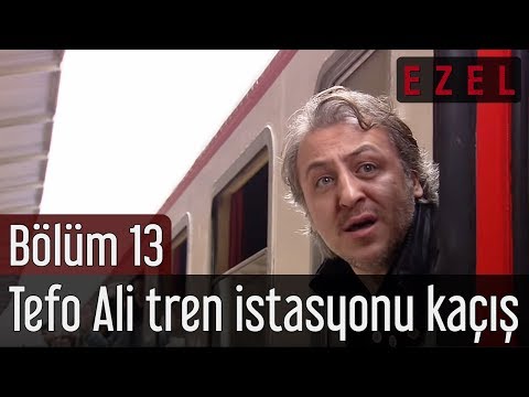 Ezel 13. Bölüm Tefo Ali Tren İstasyonu Kaçış