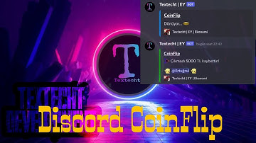 Discord Gelişmiş CoinFlip | Bot Designer For Discord #bdfd
