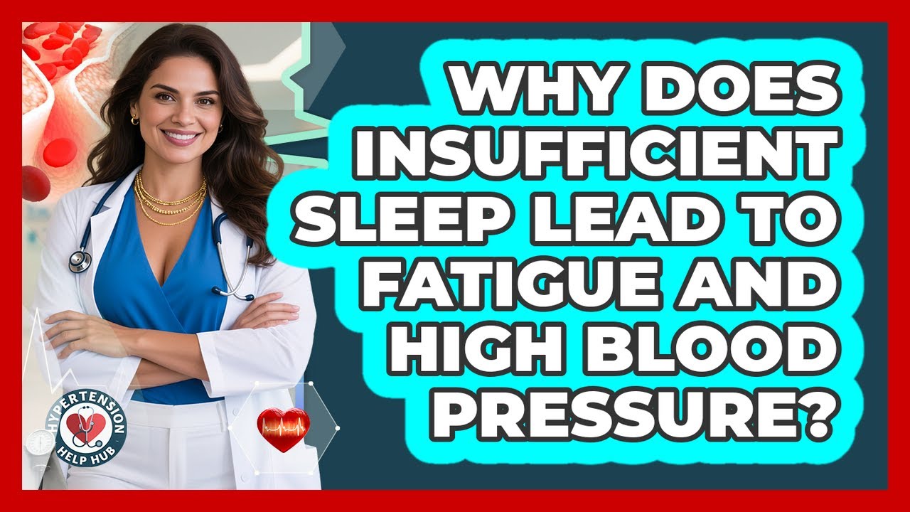 Why Does Insufficient Sleep Lead To Fatigue And High Blood Pressure? - Hypertension Help Hub