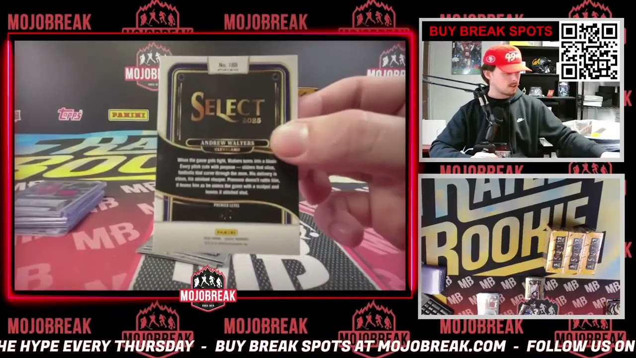 Pick Your Team #4 - 2025 Panini Select Baseball Hobby 6 Box Half Case - 01.17.26